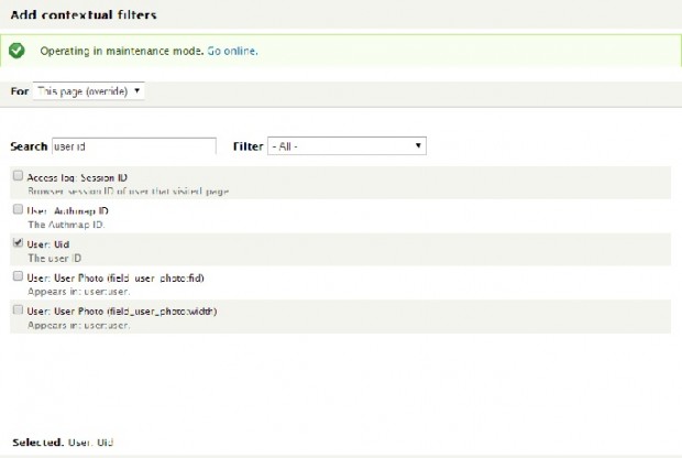 How to Create User Profile Page Contextual Filter Drupal 7