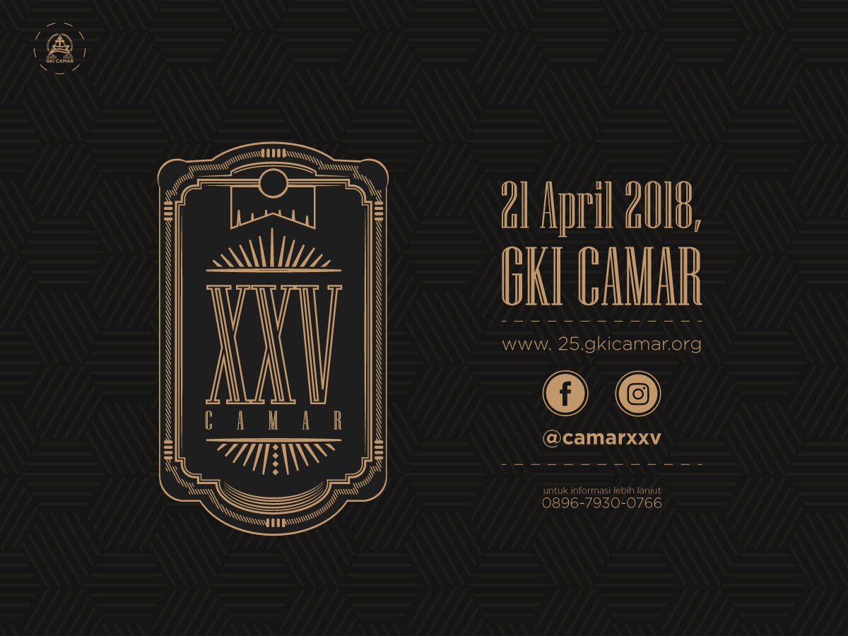 CAMAR XXV HUT 25 Tahun GKI Camar Bekasi
